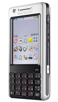    Sony Ericsson P1i, Silver Black Sony Ericsson Mobile Communications