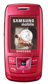    Samsung SGH E250, Pink Samsung Electronics