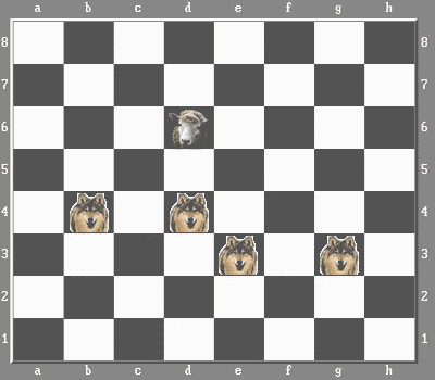   .   

 9. Of4-e5 Bd2-c3! 10. Oe5-d6 Bc3-b4!   ?  !