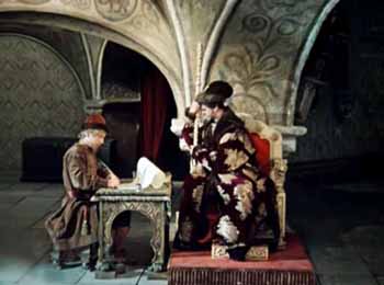 Царь Иван Грозный и его секретарь.