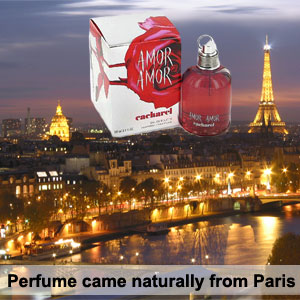 Perfume came naturally from Paris. Духи от производителя из Парижа.