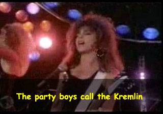 The party boys call the Kremlin.