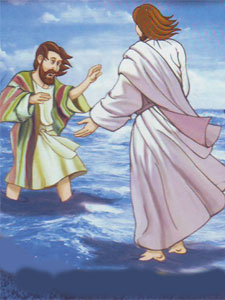 Святые истории об Иисусе Христе. История 2. Иисус ходит по воде.