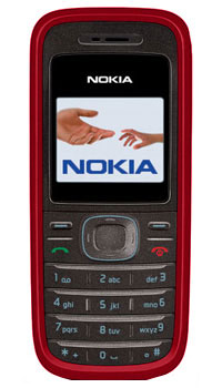    Nokia 1208, Red Nokia