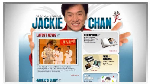 Блистательный Джекки Чан тоже ведет свой блог.