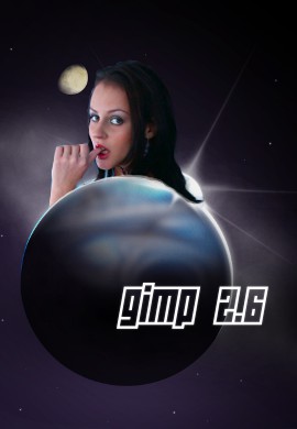 Графический редактор ГИМП (GIMP). Логотип с нашей девушкой.